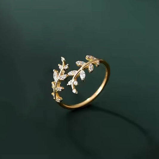 Indiana Leaves Resizable Ring