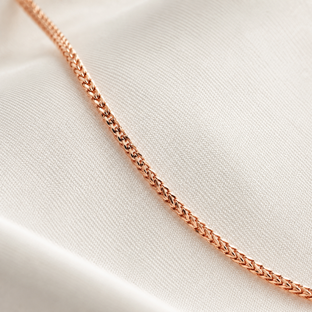 Fulton Chopin Chain- Rosegold