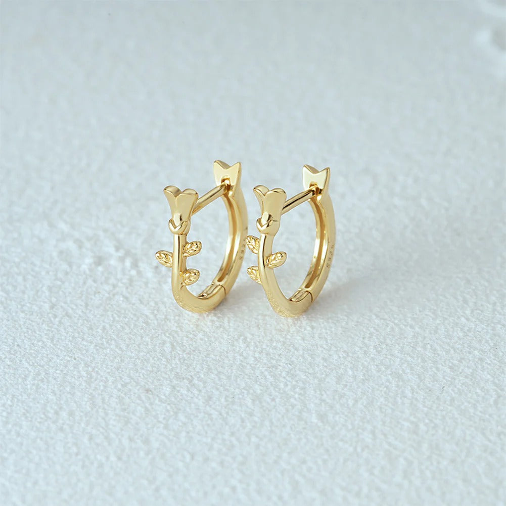 Fawn Branch Hoops Earrings