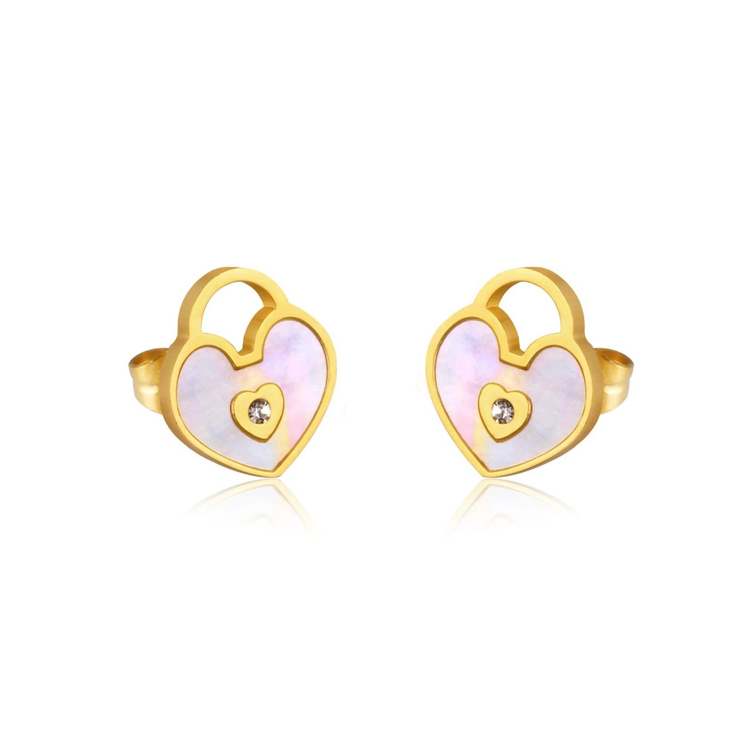 Nala Radiant Pearl Inlay Padlock Set | Buy Set or Individual