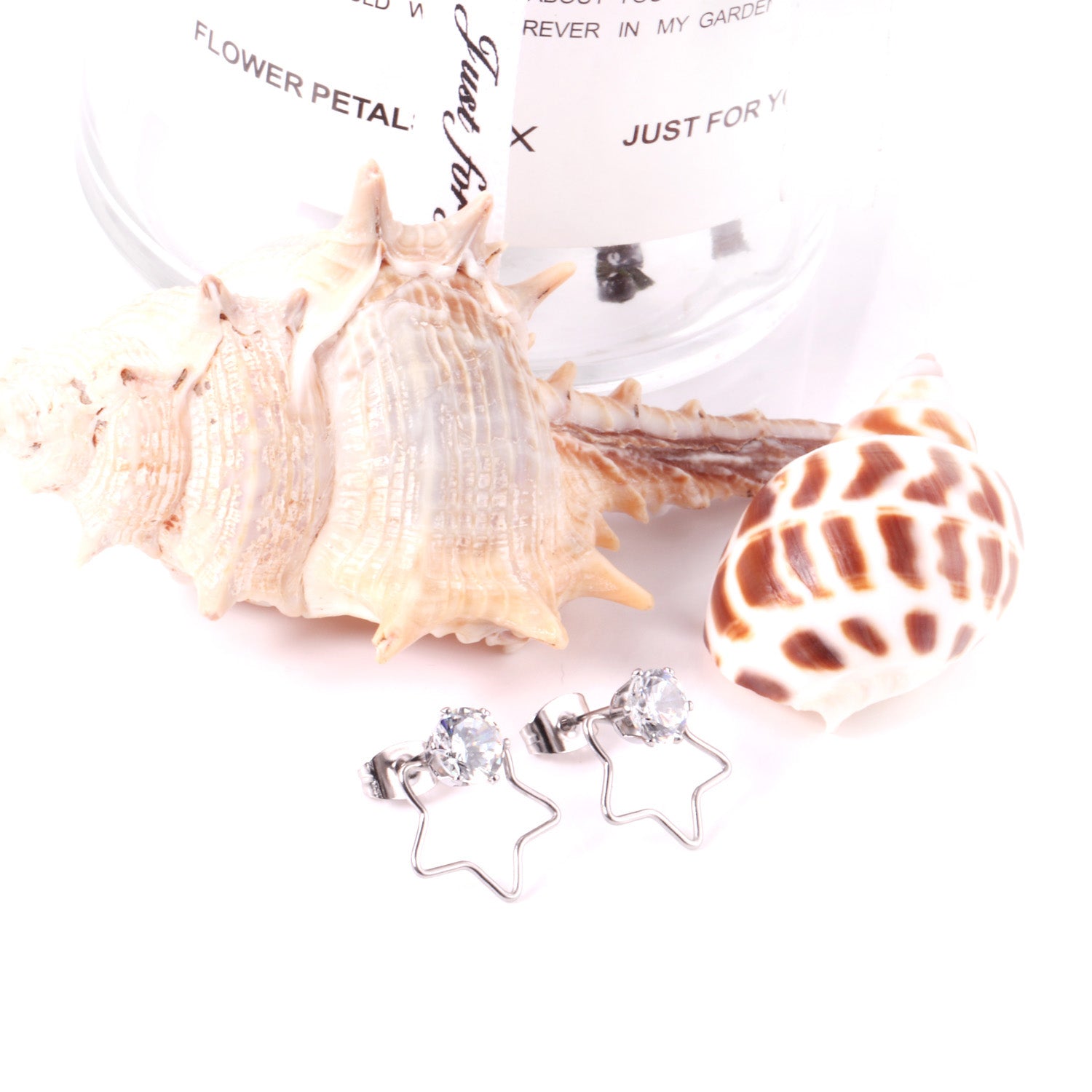 Isadora Stone in Star Studs