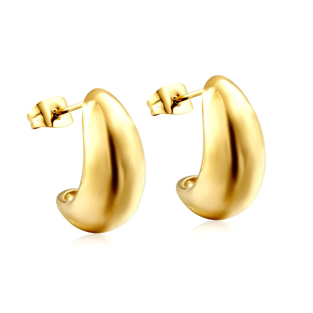 Echo Teardrop Studs