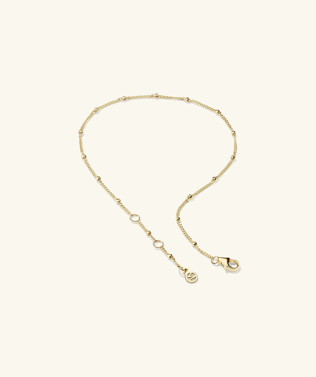 Sandy Spheres Chain Gold Bracelet