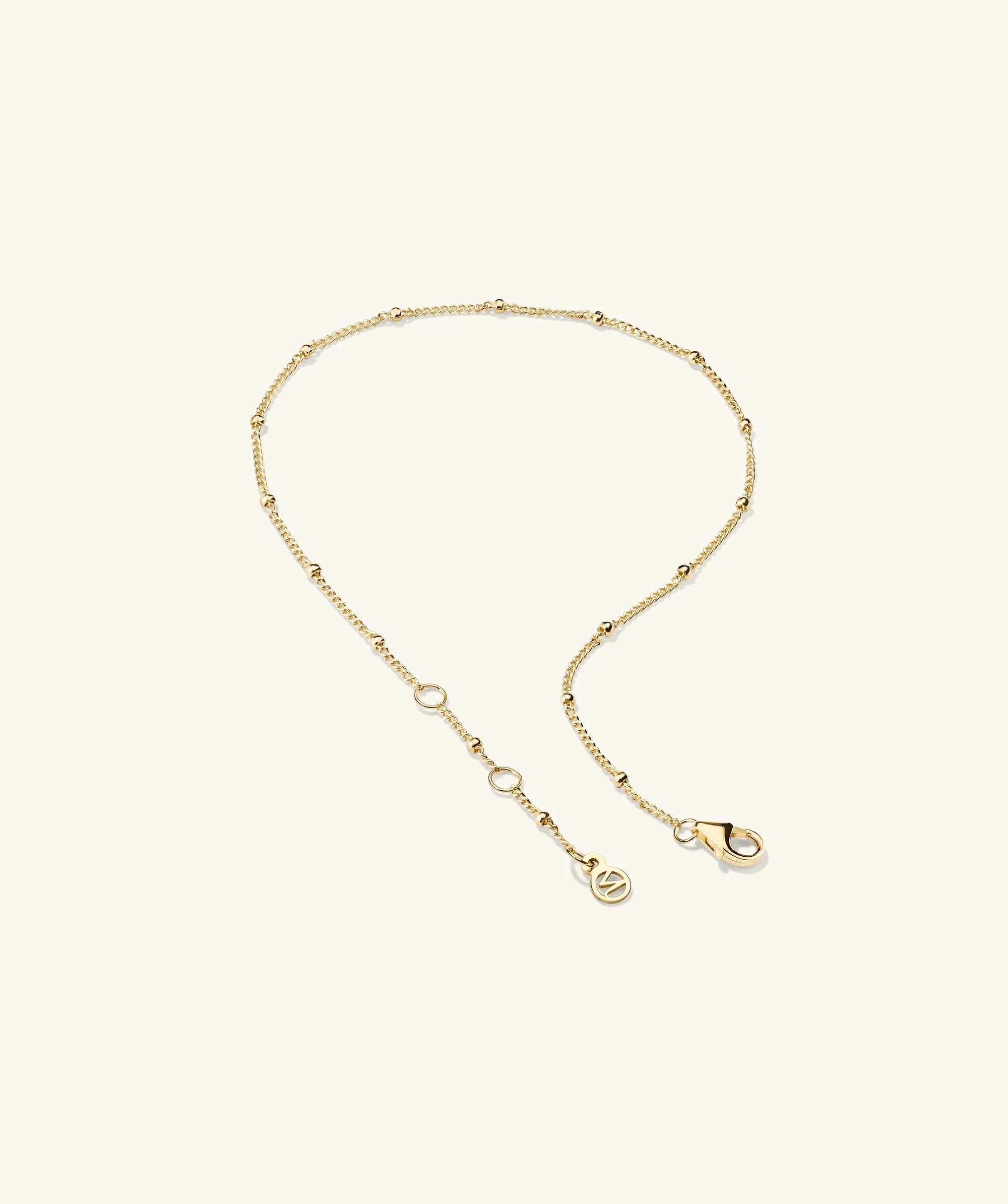 Sandy Spheres Chain Gold Bracelet