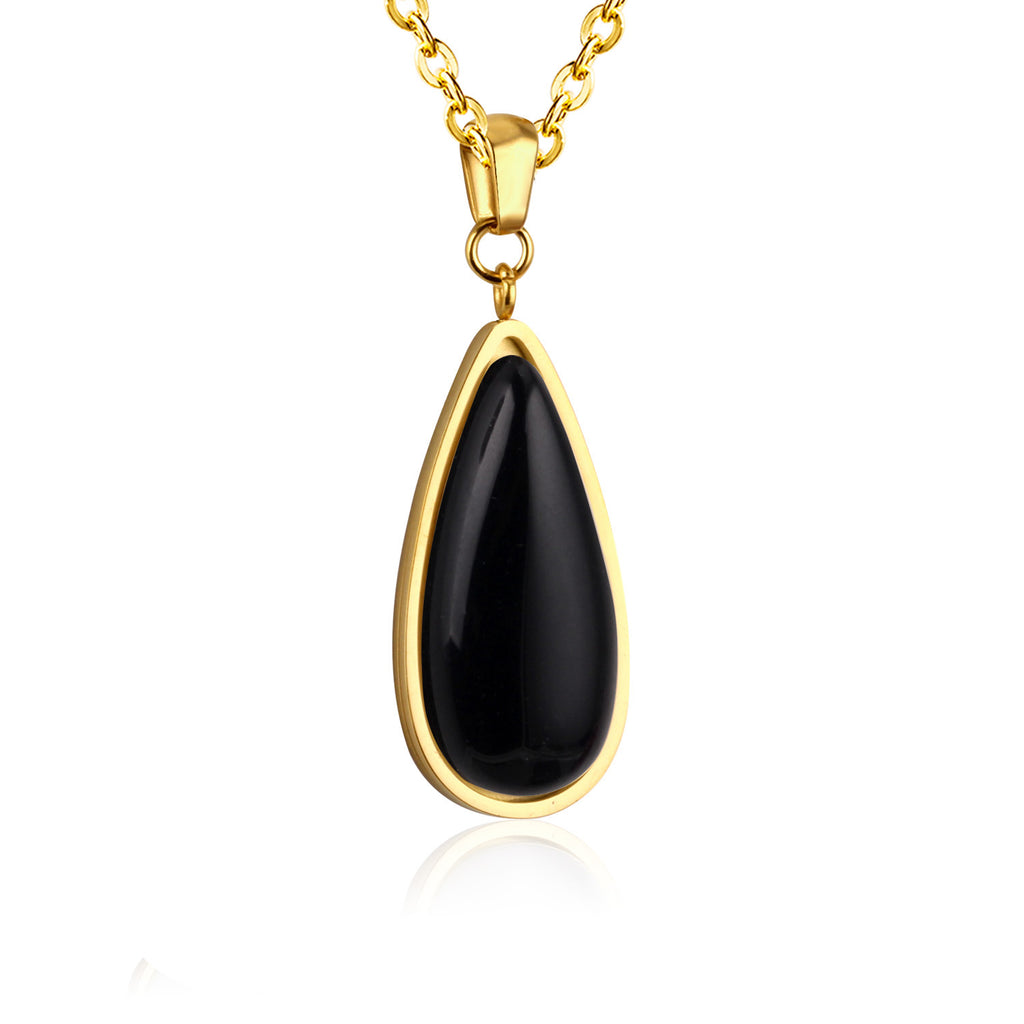 Beatrice Black  Enamel Teardrop Set | Buy Set or Individual