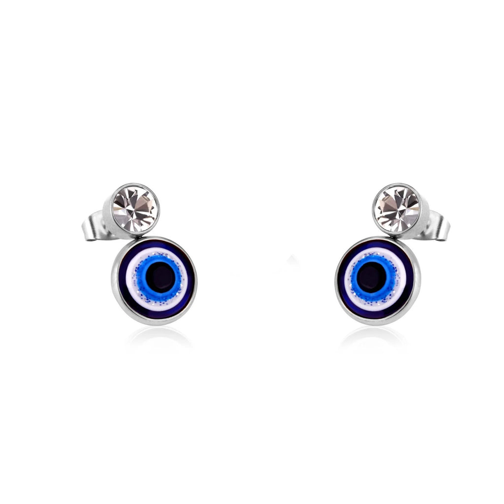 Greta Tiered Nazar & Crystal Solitaire Set | Buy Set or Individual