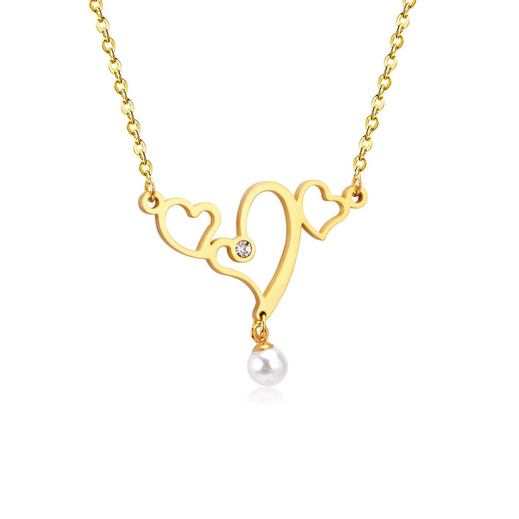 Coco Trilogy Heart & Pearl Drop Set| Buy Set or Individual