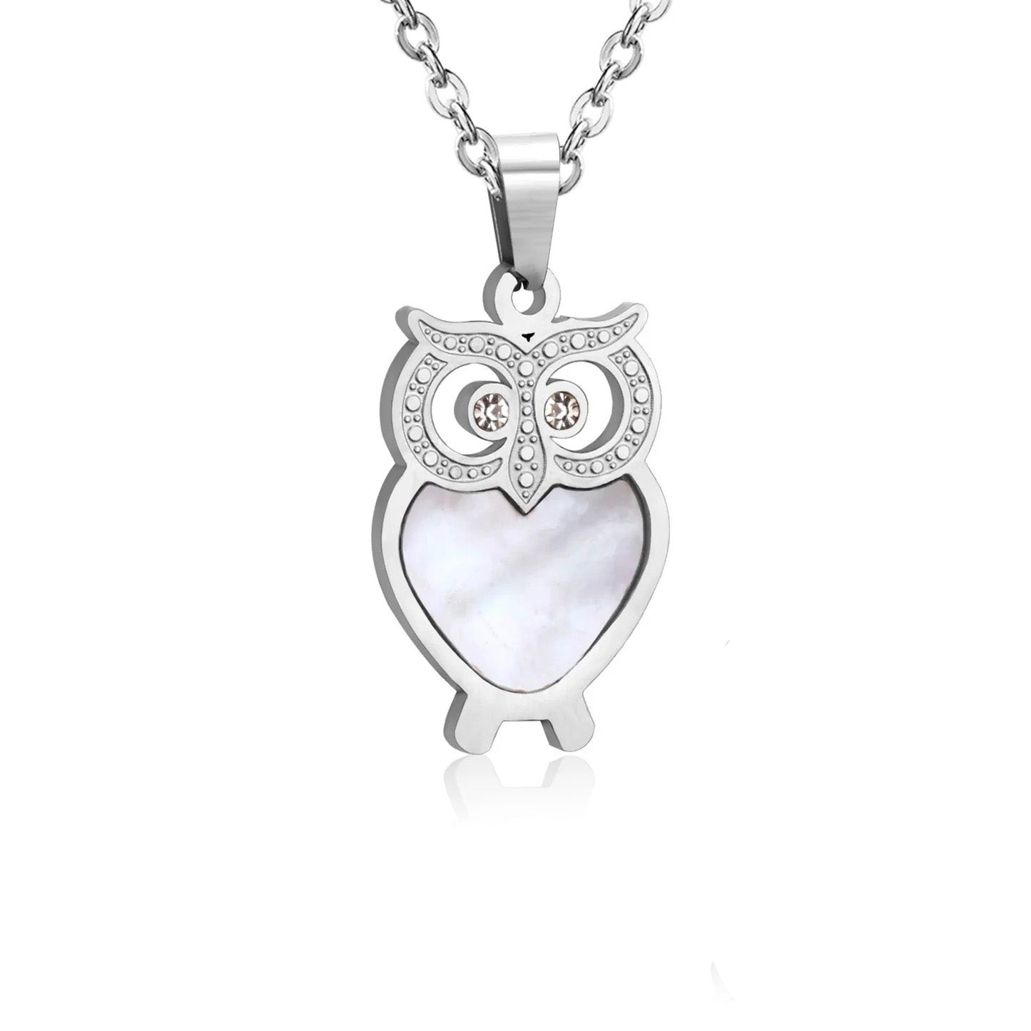 Millie Lustrous Pearl Inlay Owl Set | Buy Set or Individual