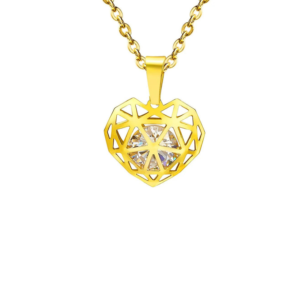 Norey Heart in Cage Crystal Set | Buy Set or Individual