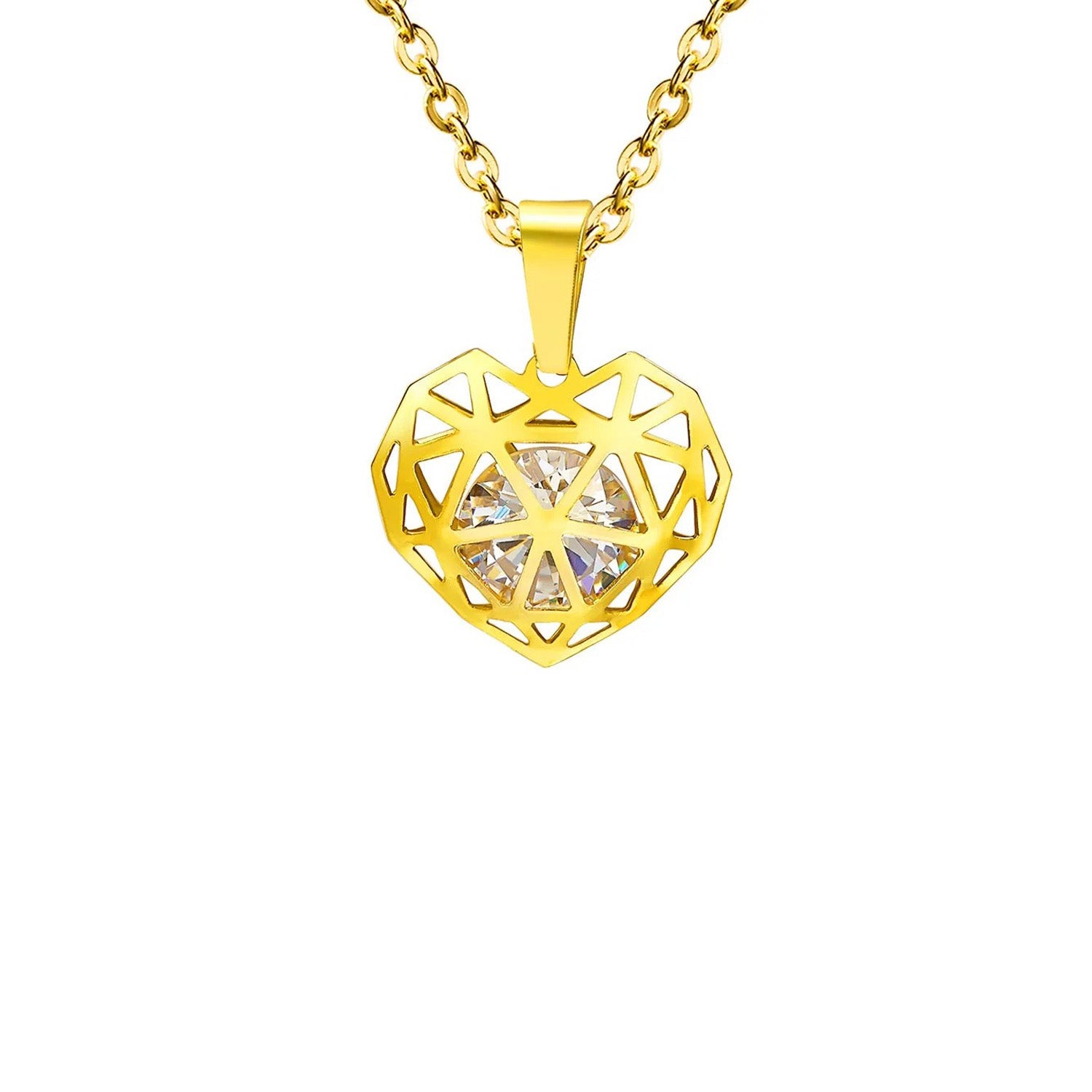 Norey Heart in Cage Crystal Set | Buy Set or Individual