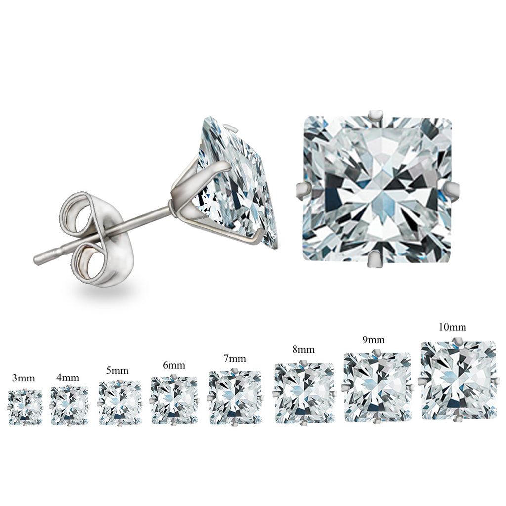 Aura Brilliant CZ Studs