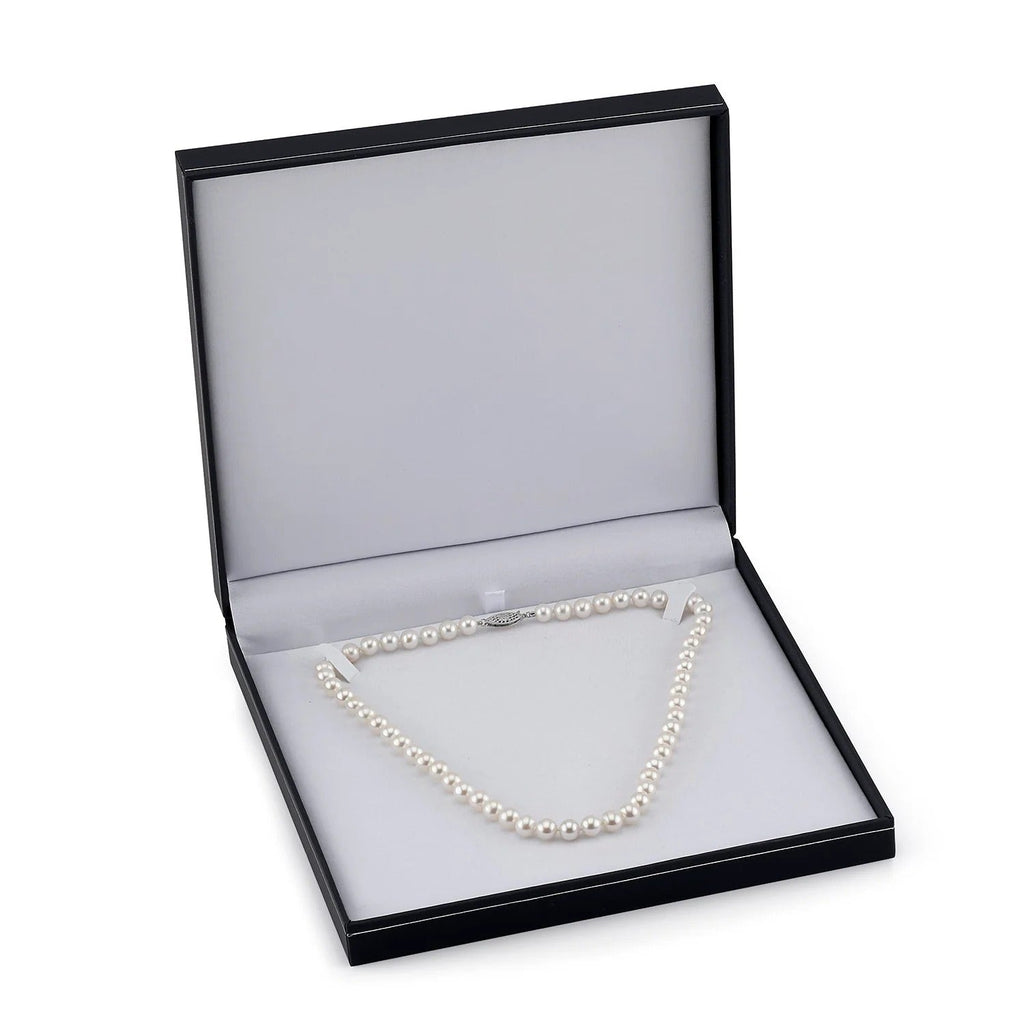 Ridge 925 Sterling Silver AAA Freshwater 9mm Pearls Necklace- 45cm Length