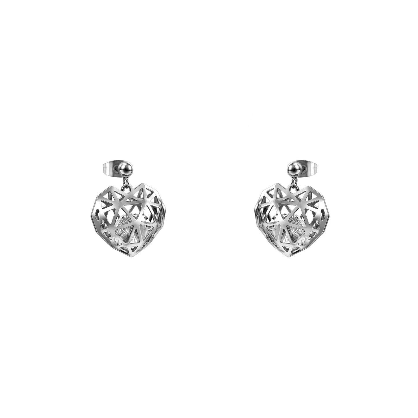 Norey Heart in Cage Crystal Set | Buy Set or Individual