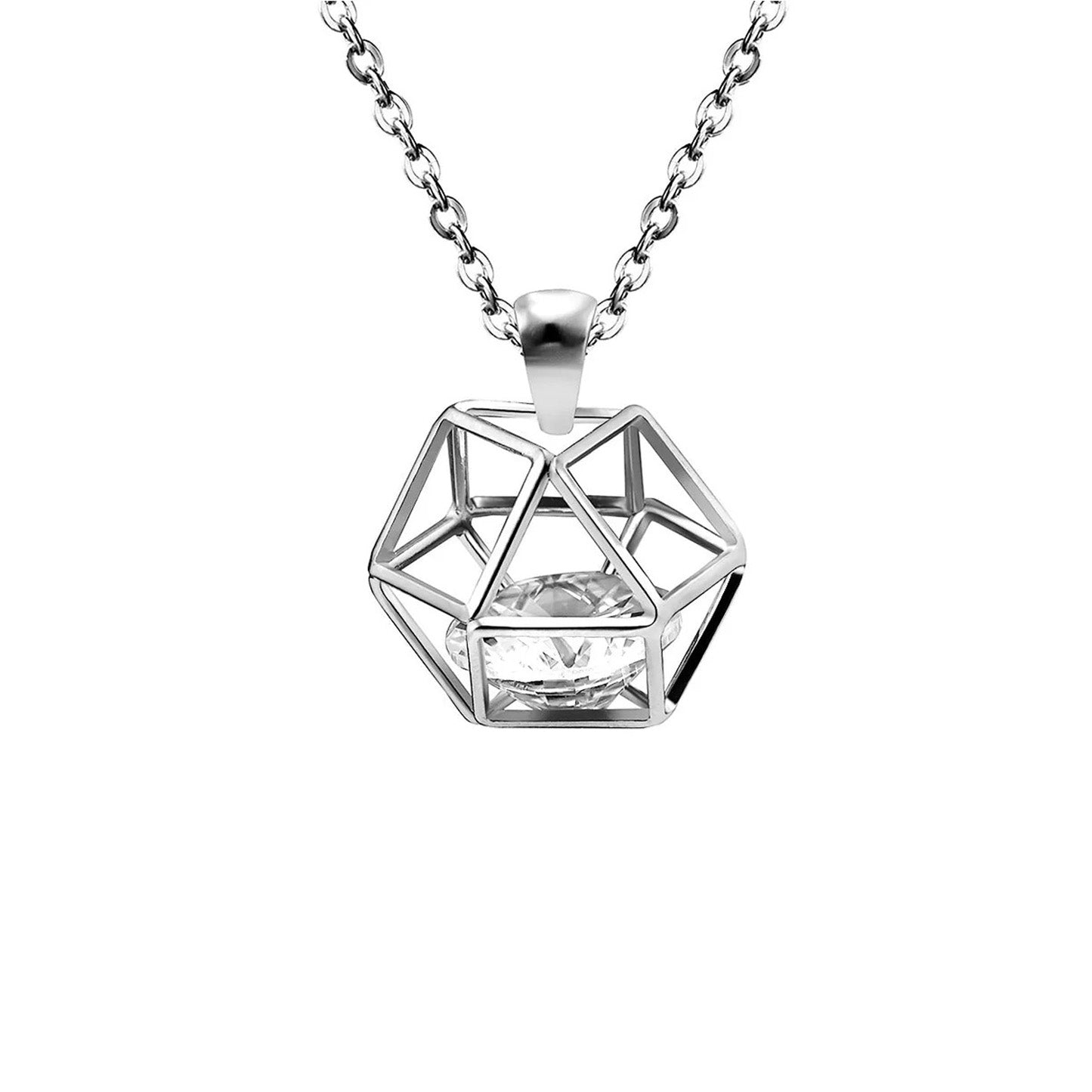 Veda Hexagonal Cage Crystal Set | Buy Set or Individual