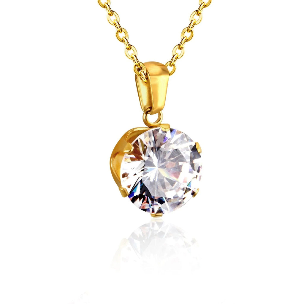 Aelena CZ Brilliant Solitaire Set | Buy Set or Individual