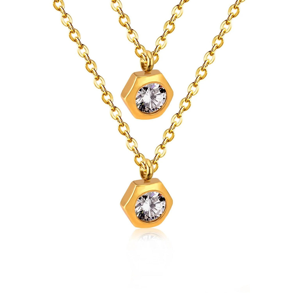 Felicity Honeycomb Bezel Solitaire Set | Buy Set or Individual