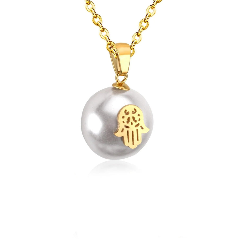 Laney Hamsa Guardian Pearl Overlay Set | Buy Set or Individual