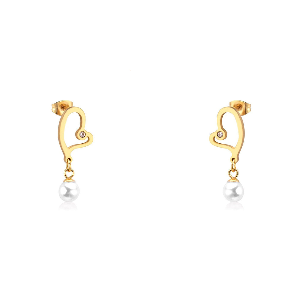 Coco Trilogy Heart & Pearl Drop Set| Buy Set or Individual