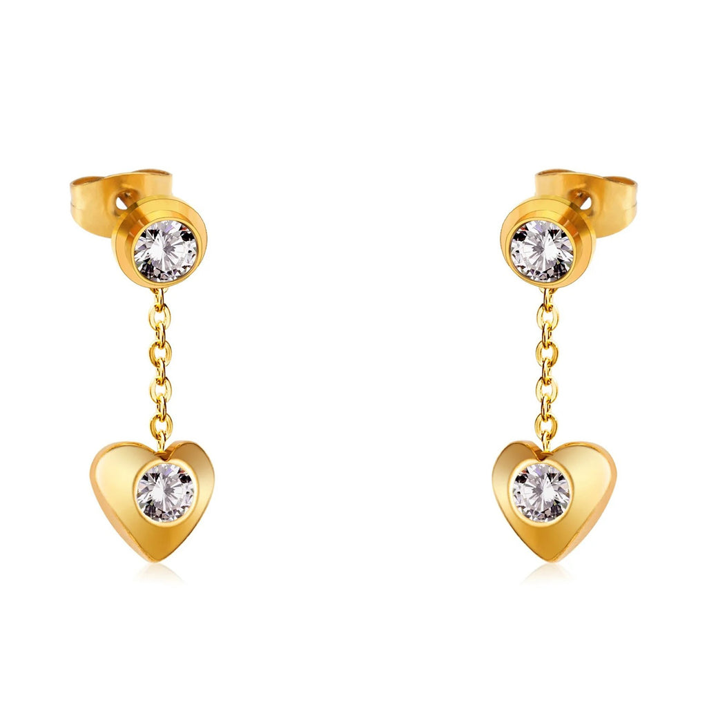 Gracie Staggered Heart Drop Set | Buy Set or Individual