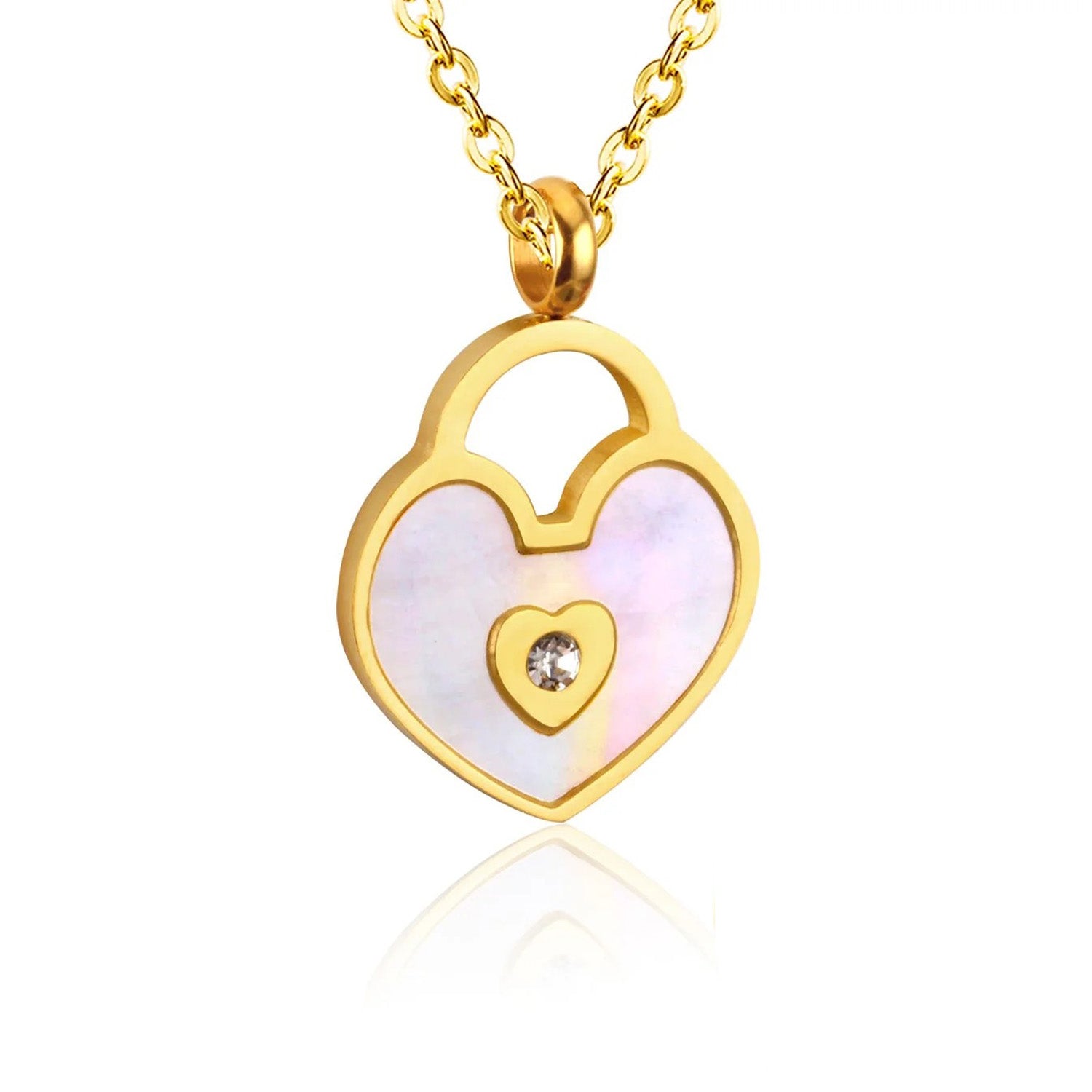 Nala Radiant Pearl Inlay Padlock Set | Buy Set or Individual