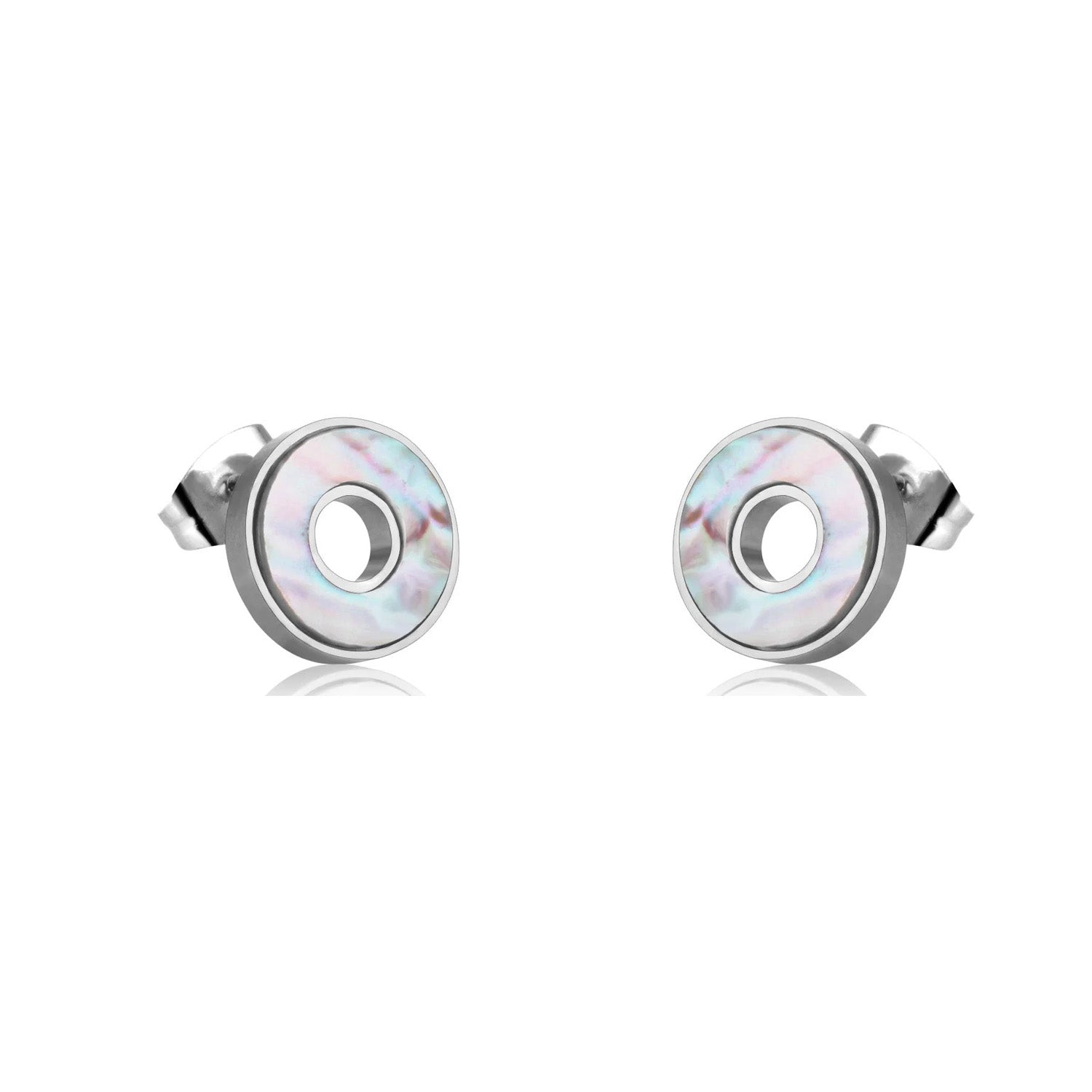 Mira Lustrous Pearl Inlay Halo Set | Buy Set or Individual