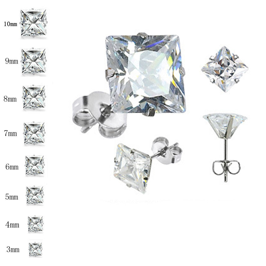 Aura Brilliant CZ Studs