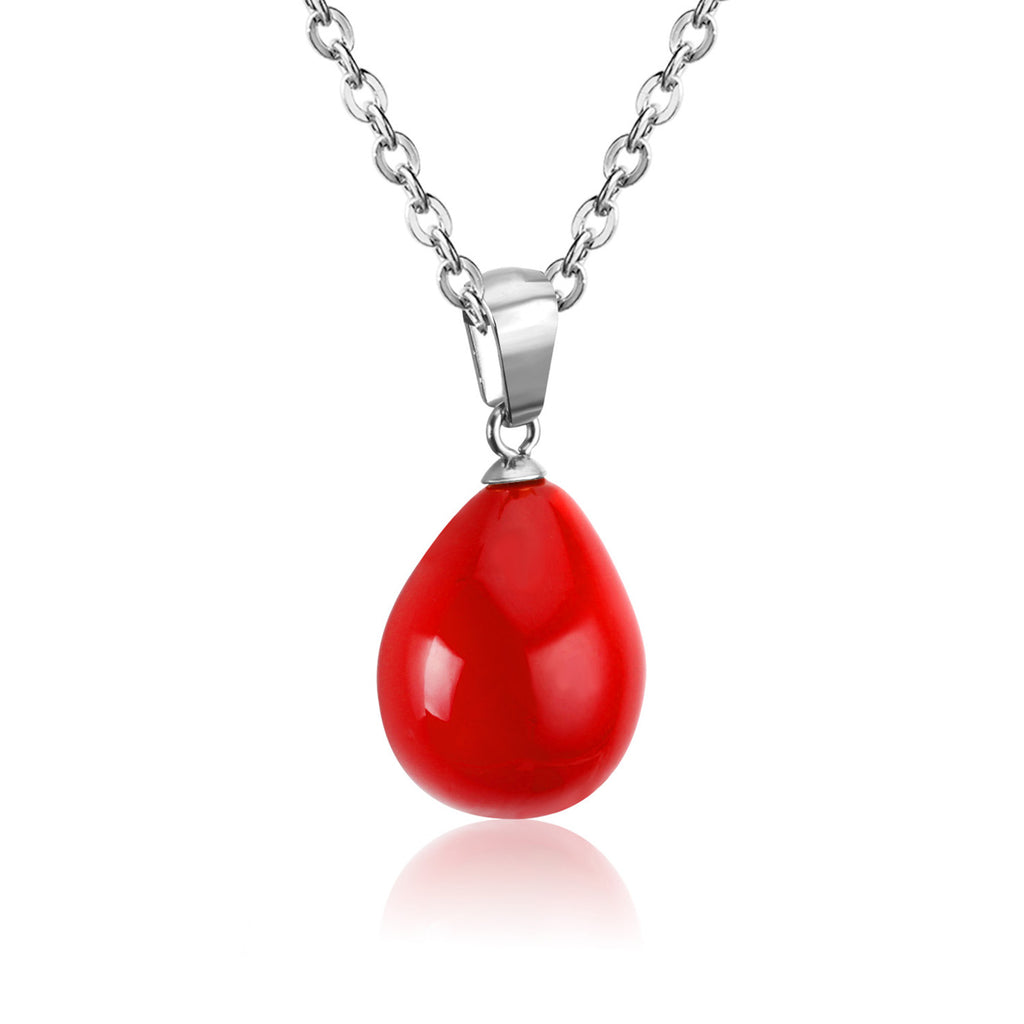 Belle Red Pearl Drop Set | Buy Set or Individual