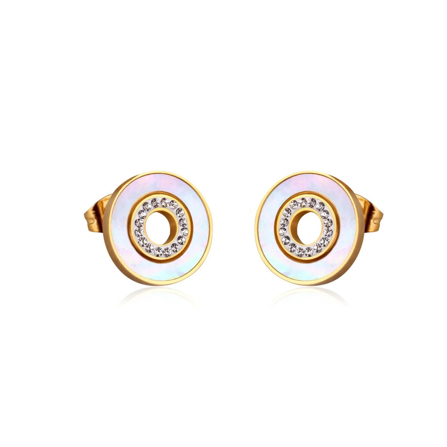 Nell Pearl & Pavé Inner Halo Set | Buy Set or Individual