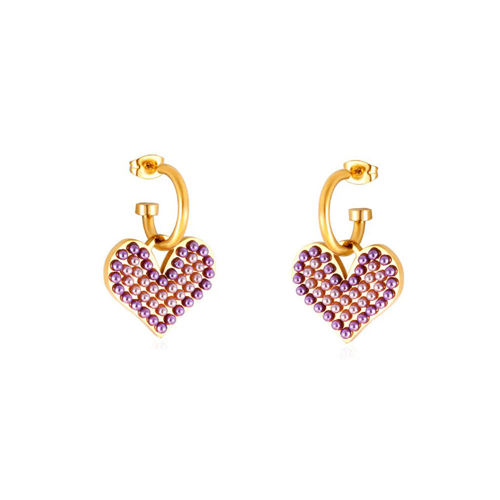Avery Pink Pearls Heart Set | Buy Set or Individual