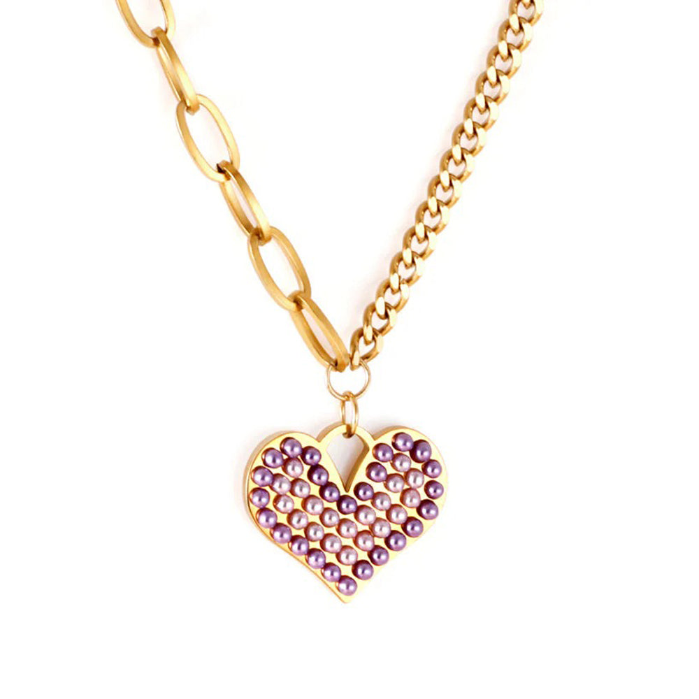 Avery Pink Pearls Heart Set | Buy Set or Individual