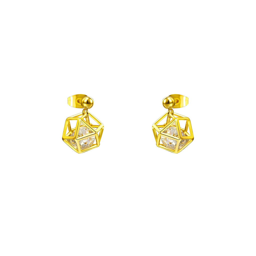 Veda Hexagonal Cage Crystal Set | Buy Set or Individual
