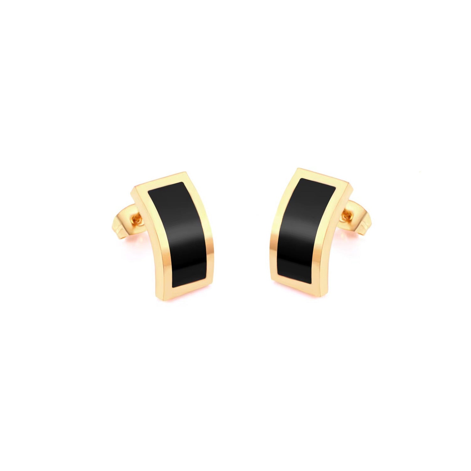 Nellie Contoured Noir Enamel Set | Buy Set or Individual
