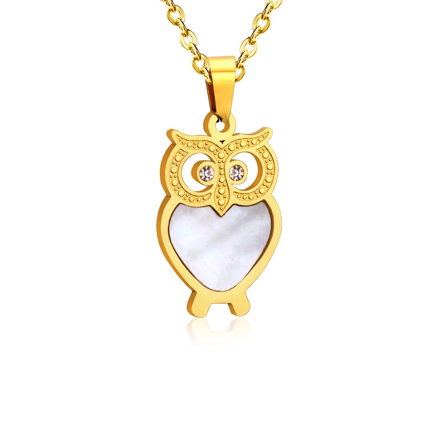 Millie Lustrous Pearl Inlay Owl Set | Buy Set or Individual