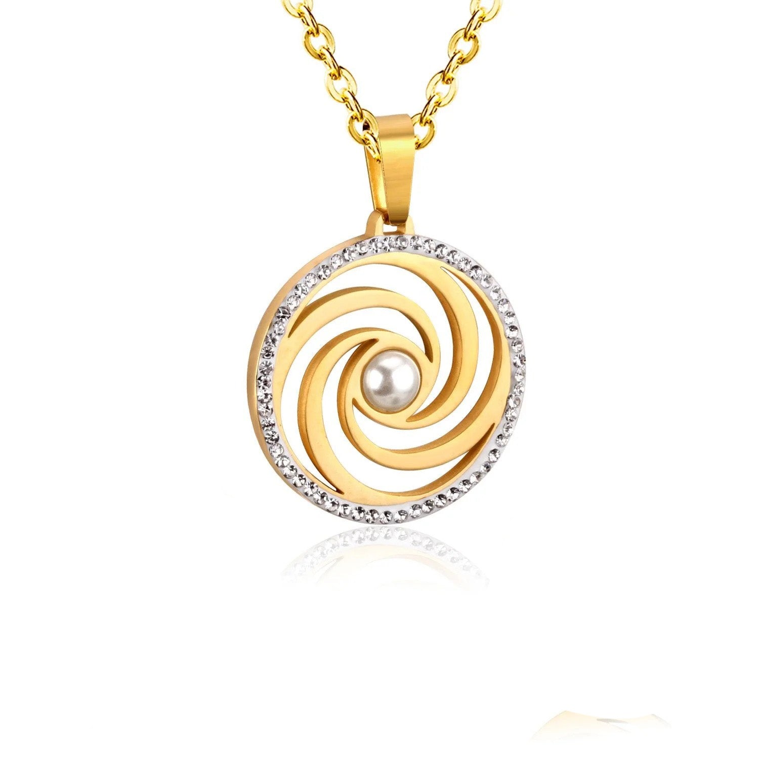 Eleanor Crystal Swirl Statement Set| Buy Set or Individual