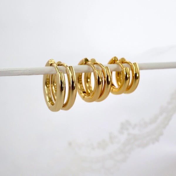 Tara Hoops | Waterproof 18K Gold 8mm To 20mm