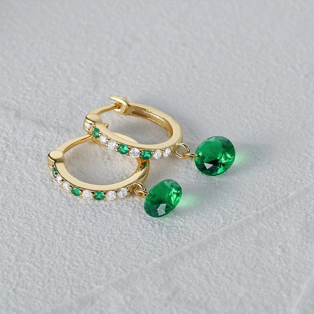 Victorville Emerald Green Hoops