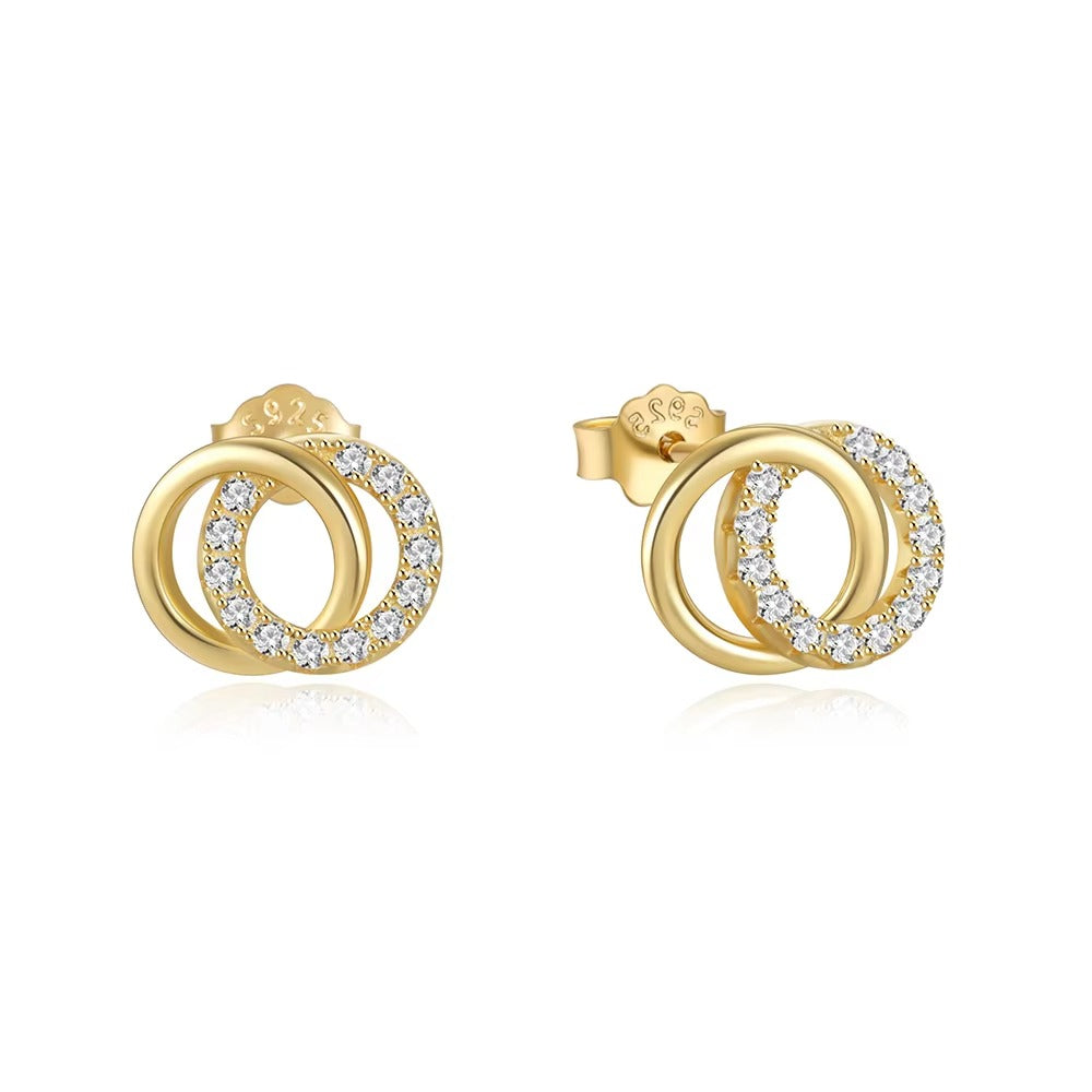 Waterloo Double Rings	Studs