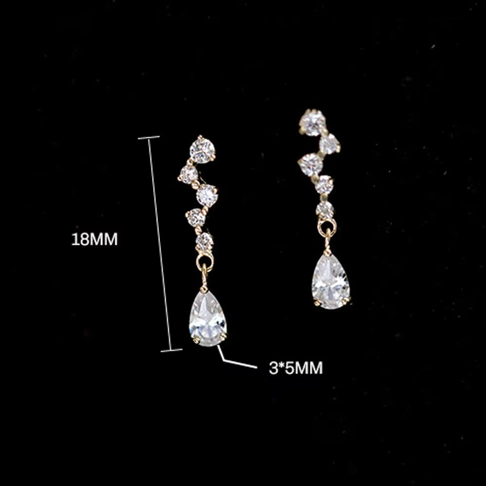 Isla Crystal Drop Earrings