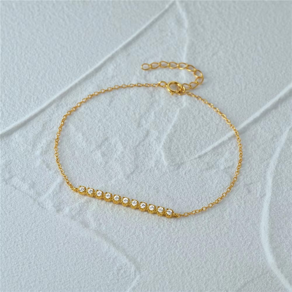 Lanna Crystal Bar Bracelet