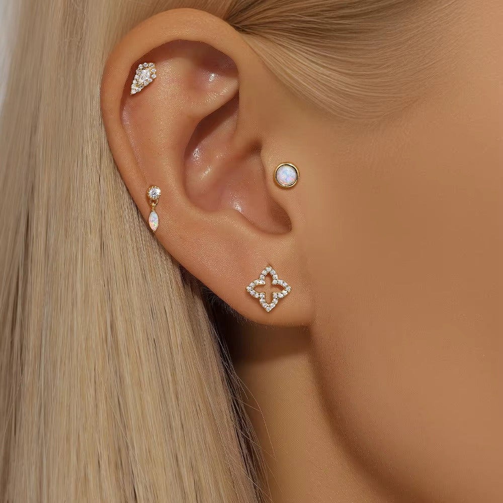 Upland Four Clover Studs