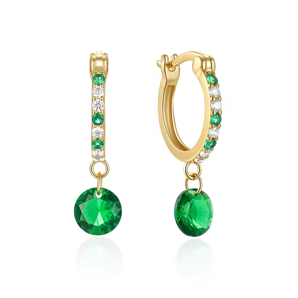Victorville Emerald Green Hoops