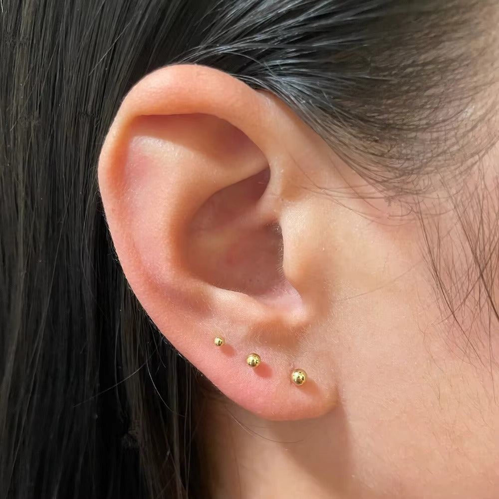 Sia 3Pc Set Studs Earrings