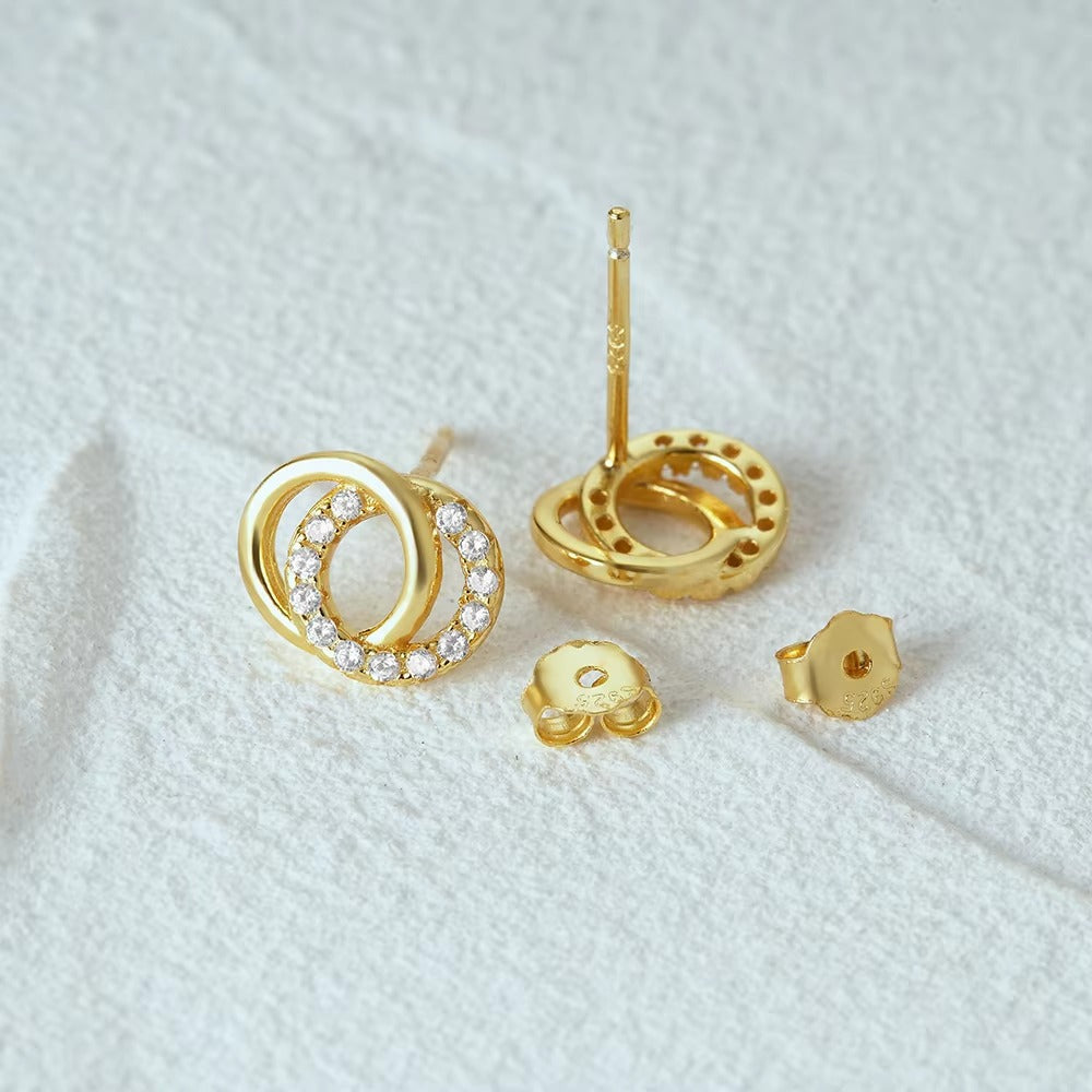 Waterloo Double Rings	Studs