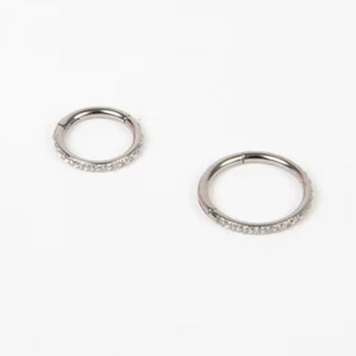 Glendale	8mm Silver Huggies