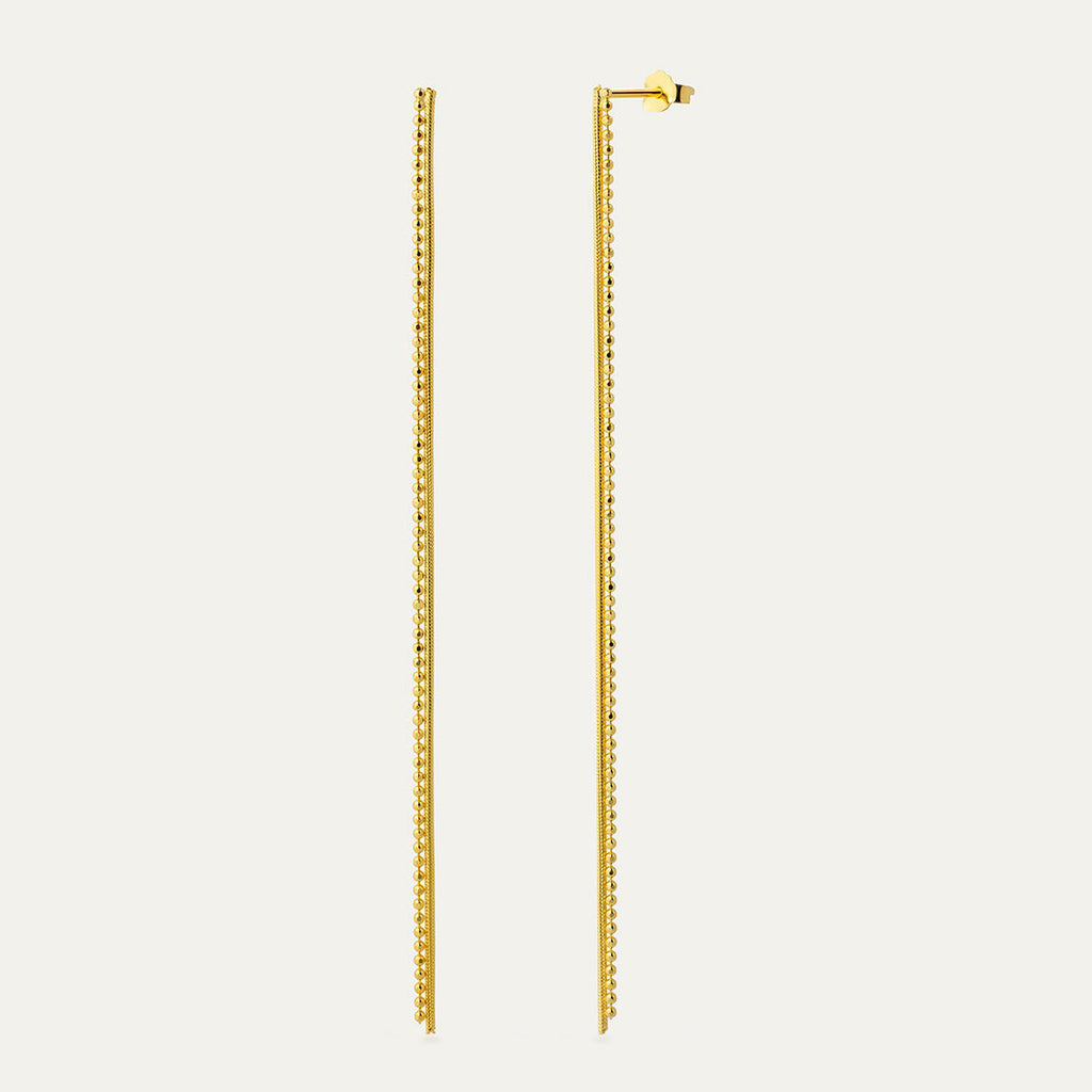 Pia Double Chain Drop Earrings