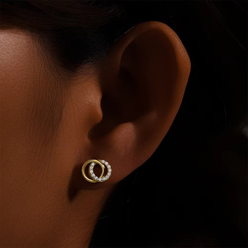 Waterloo Double Rings	Studs