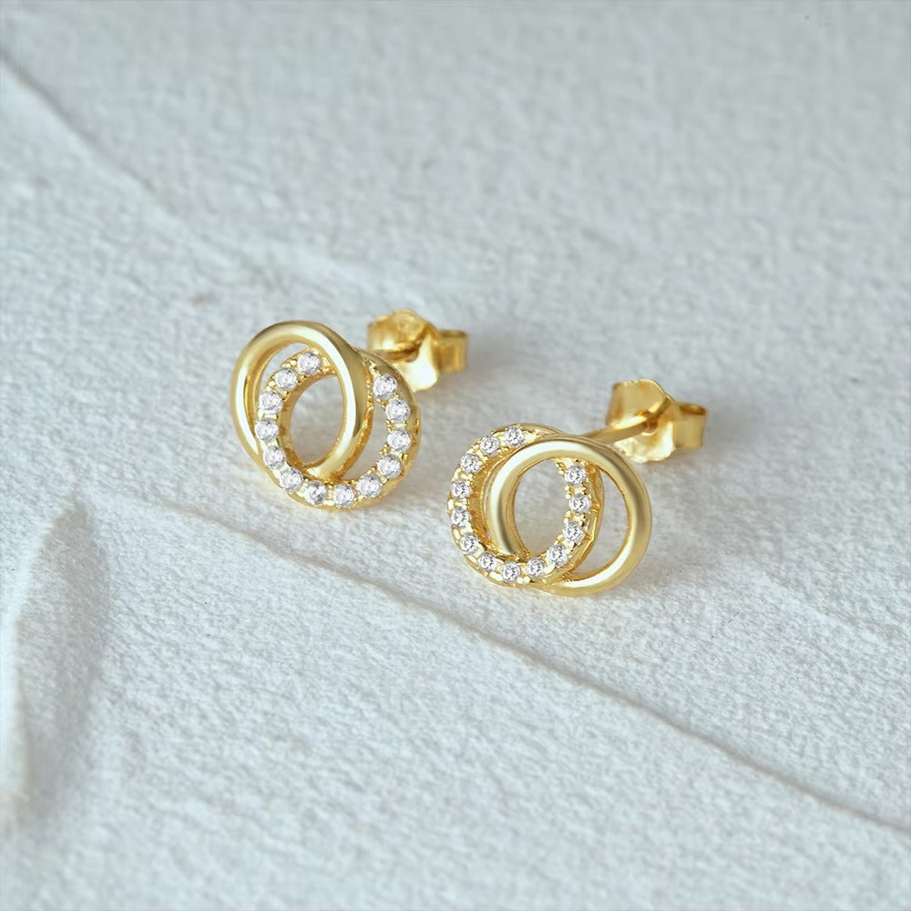 Waterloo Double Rings	Studs