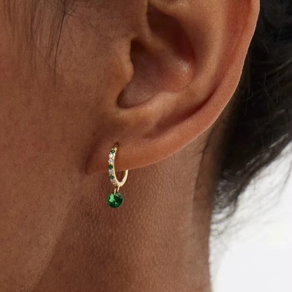 Victorville Emerald Green Hoops