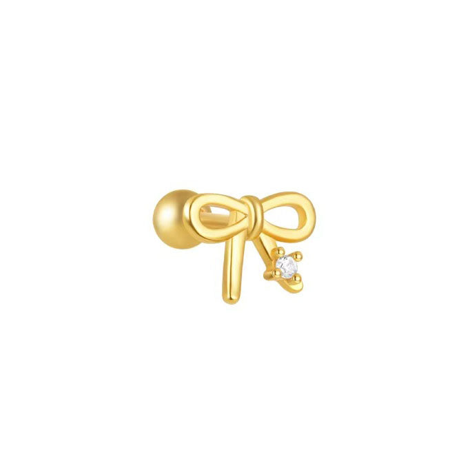 Westfield Bow Screwback Stud- Single Earrings