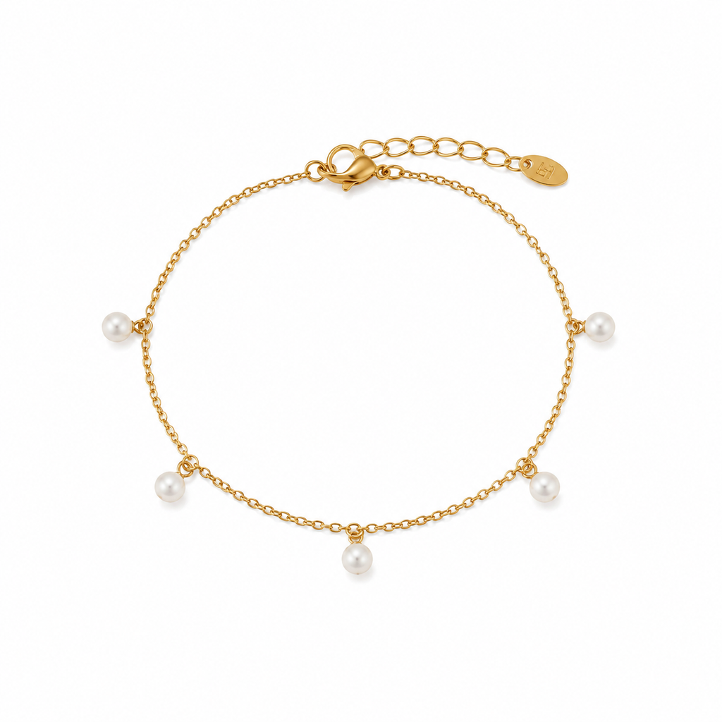 Amaya Pearl Bracelet | Waterproof 18k Gold